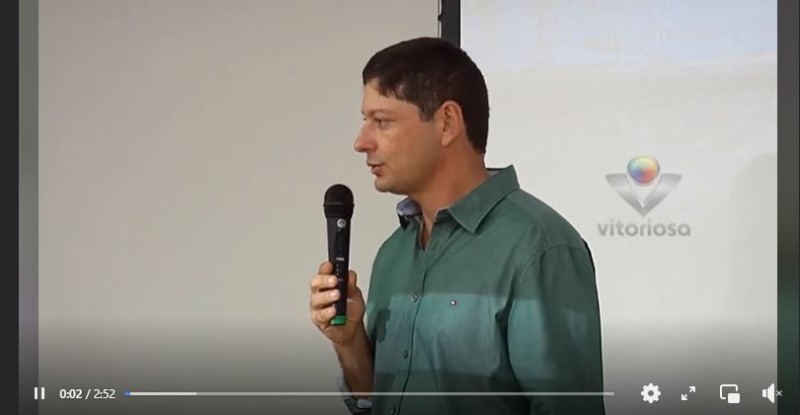 Divulgação da “Café Agro” para toda região e cidades de outros estados. A reportagem foi exibida pelo SBT - TV Vitoriosa