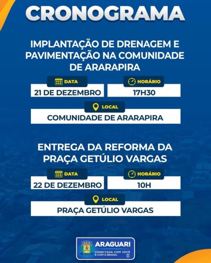 Prefeitura de Araguari: Convite