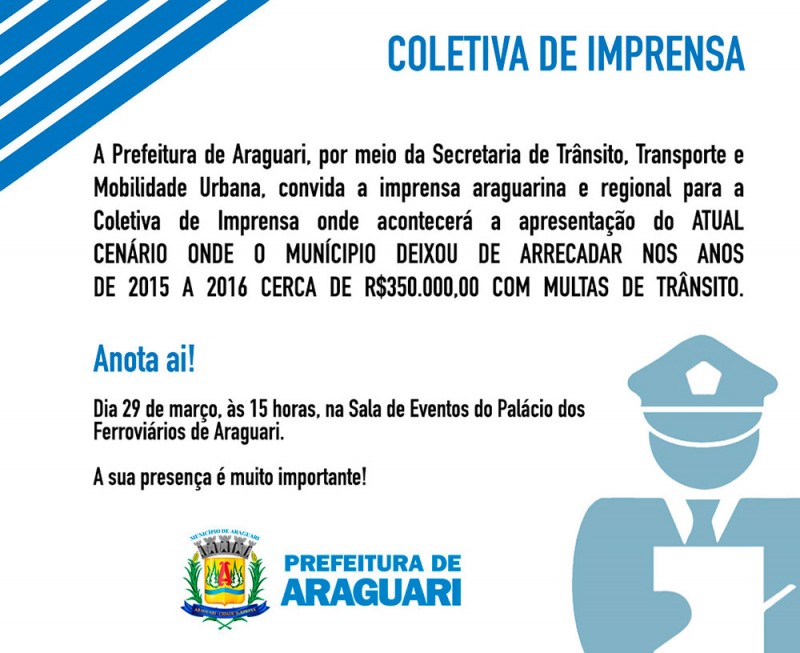 Convite: Coletiva de Imprensa