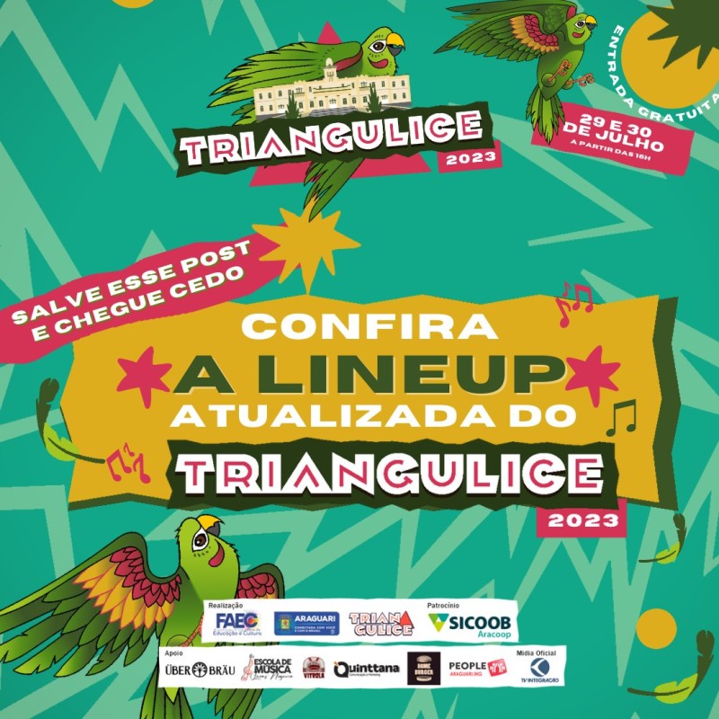 LINEUP ATUALIZADA