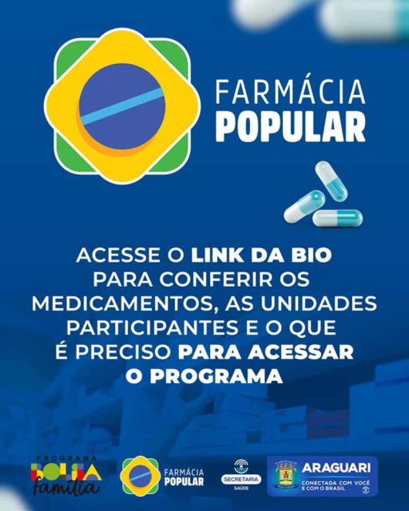 Você sabe o que é a Farmácia Popular?