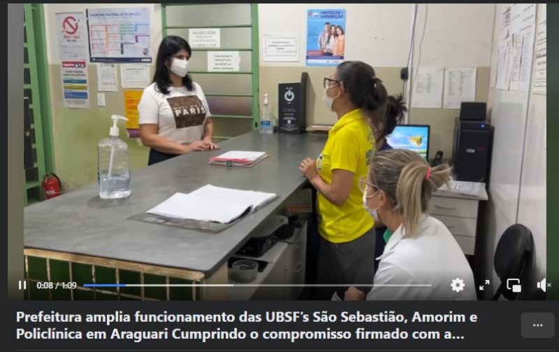 Prefeitura amplia funcionamento das UBSF’s São Sebastião, Amorim e Policlínica em Araguari