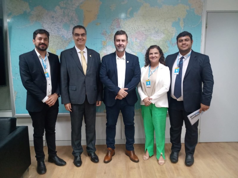 Comitiva da prefeitura de Araguari participa de duas reuniões decisivas na Capital Federal