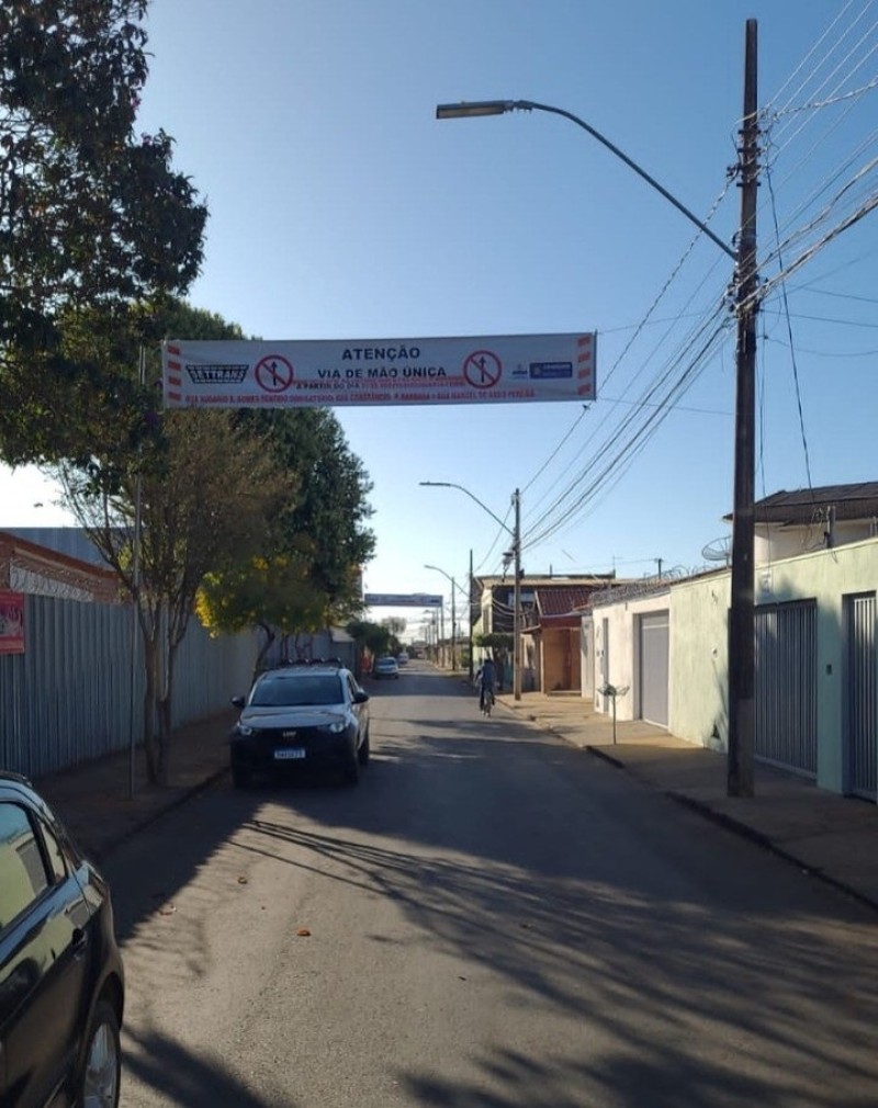 Rua Sudário Gomes no bairro Goiás passa a ser mão única a partir desta quarta-feira (2)