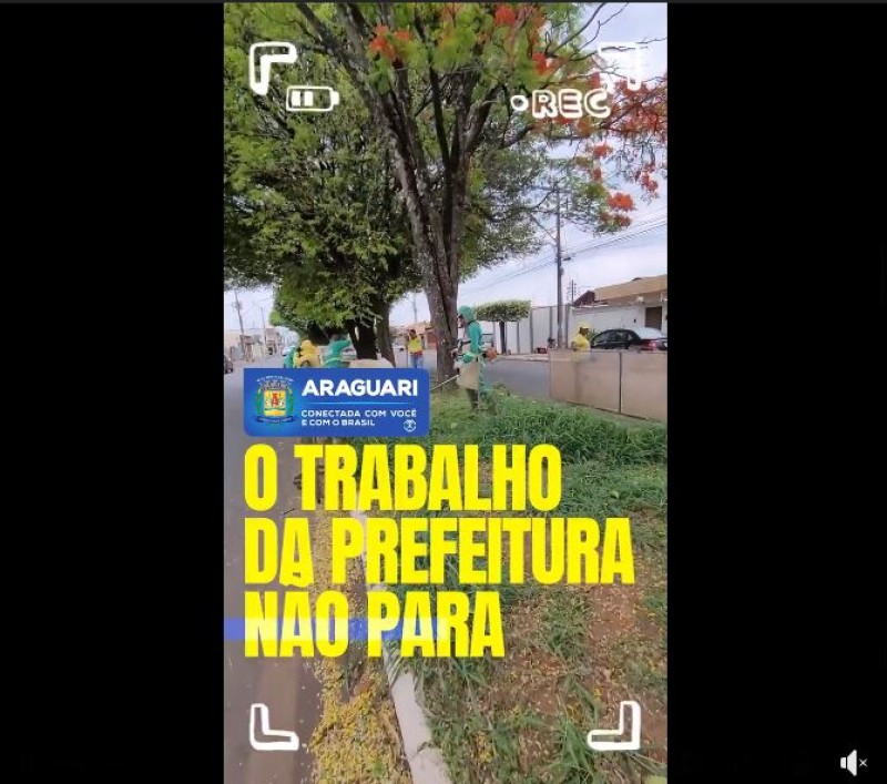 Cidade mais limpa!