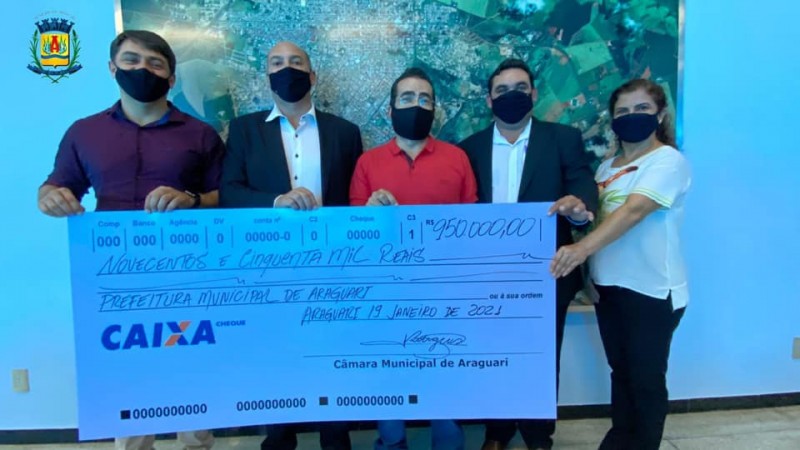 Câmara devolve R$ 950 mil à Prefeitura de Araguari