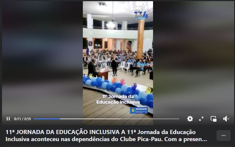 11ª JORNADA DA EDUCAÇÃO INCLUSIVA