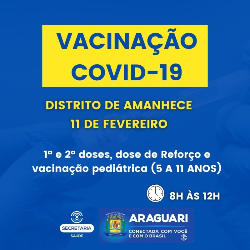 Vacinação 11 de fevereiro