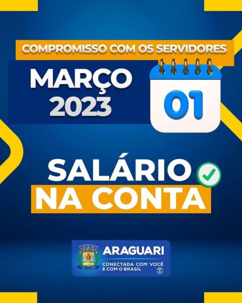 SALÁRIO NA CONTA