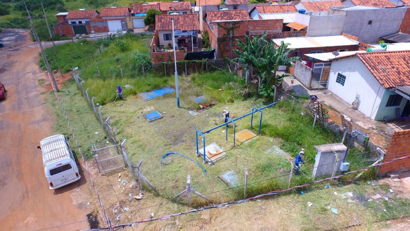Bateria de Bombeamento de Esgoto no Bairro Monte Moriá passa por manutenção
