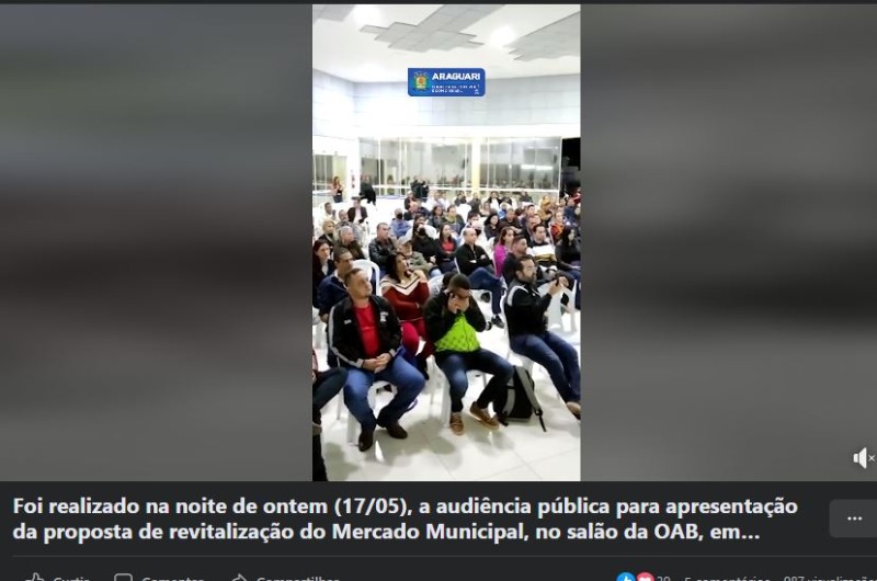 Foi realizado na noite de ontem (17/05)