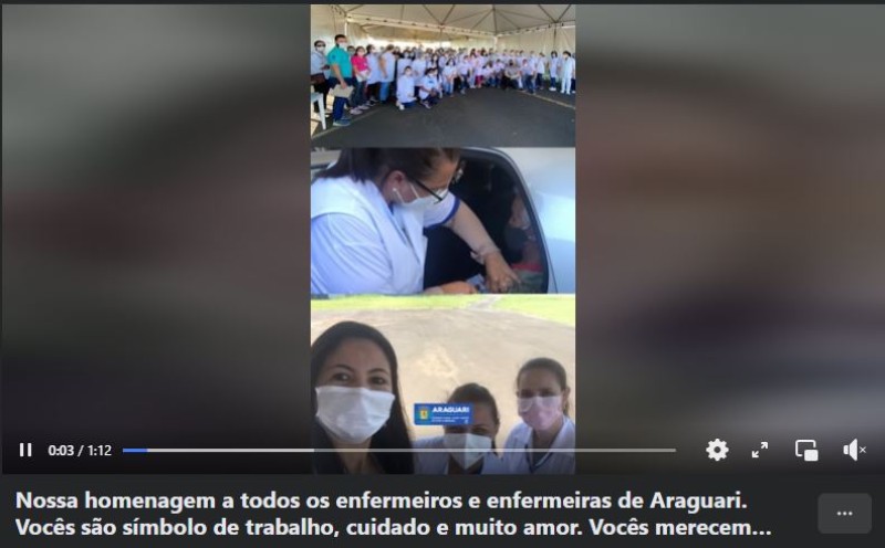Nossa homenagem a todos os enfermeiros e enfermeiras de Araguari. Vocês são símbolo de trabalho, cuidado e muito amor. 