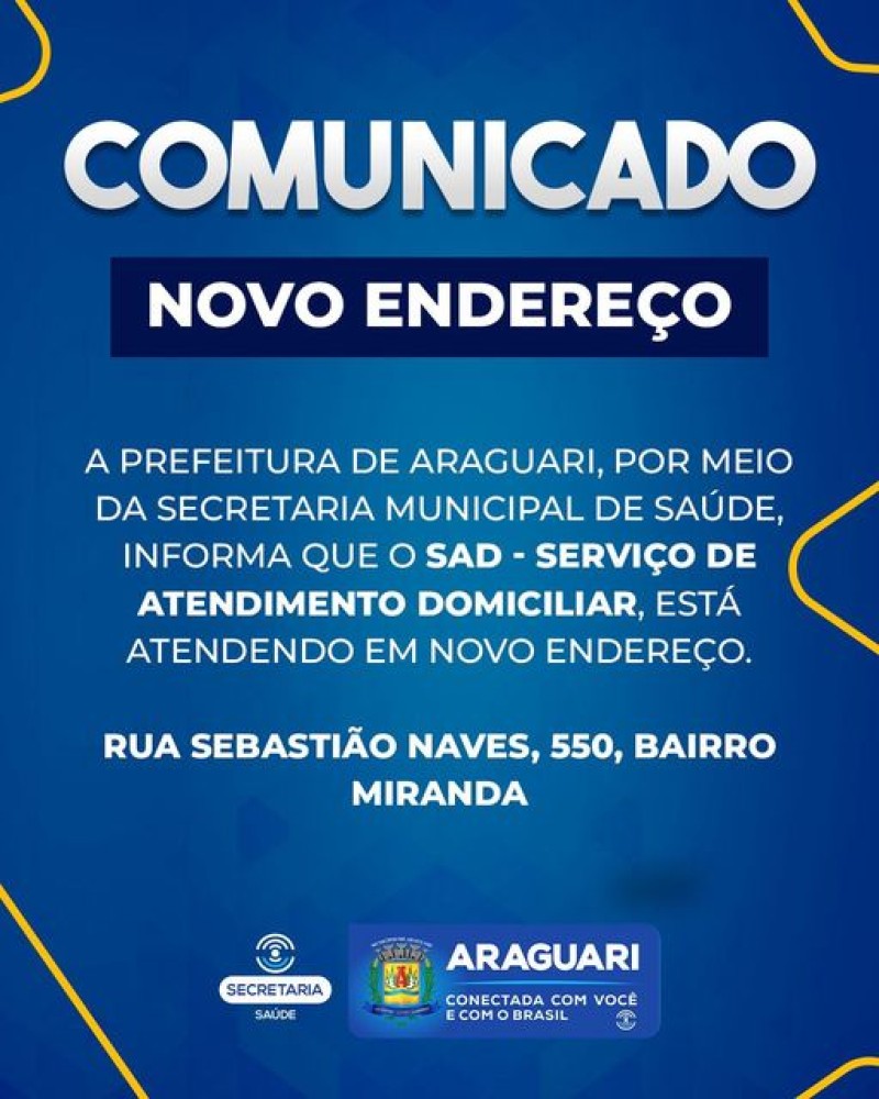 Prefeitura de Araguari: Comunicado