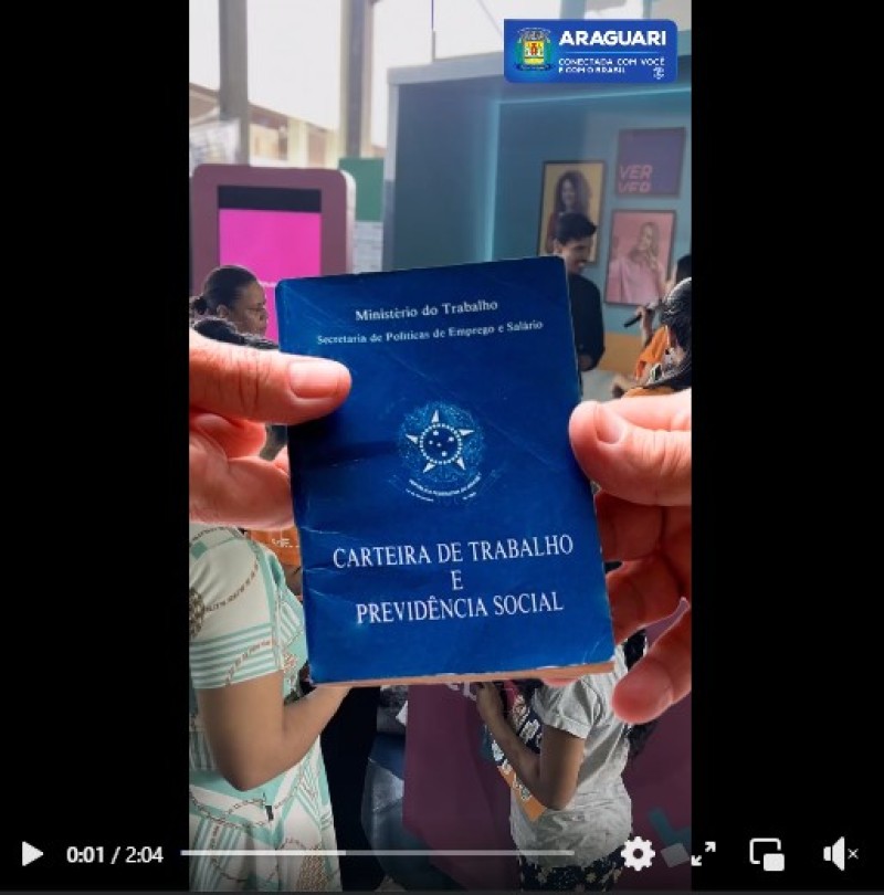 A prefeitura de Araguari, através das secretarias do Trabalho e Ação Social e de Desenvolvimento Econômico e Turismo, e atuação incondicional do Núcleo RH, realizou no último sábado, 28 de outubro, o Feirão de Empregos.