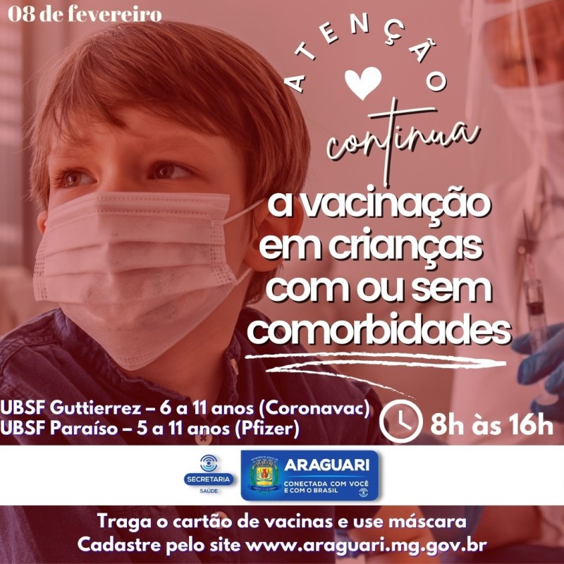Vacinação 08 de fevereiro