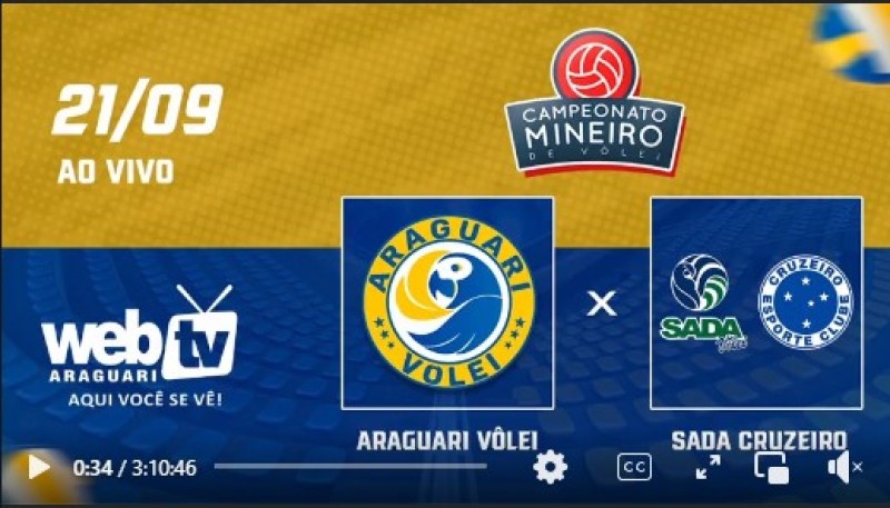 Araguari Vôlei x Sada/Cruzeiro