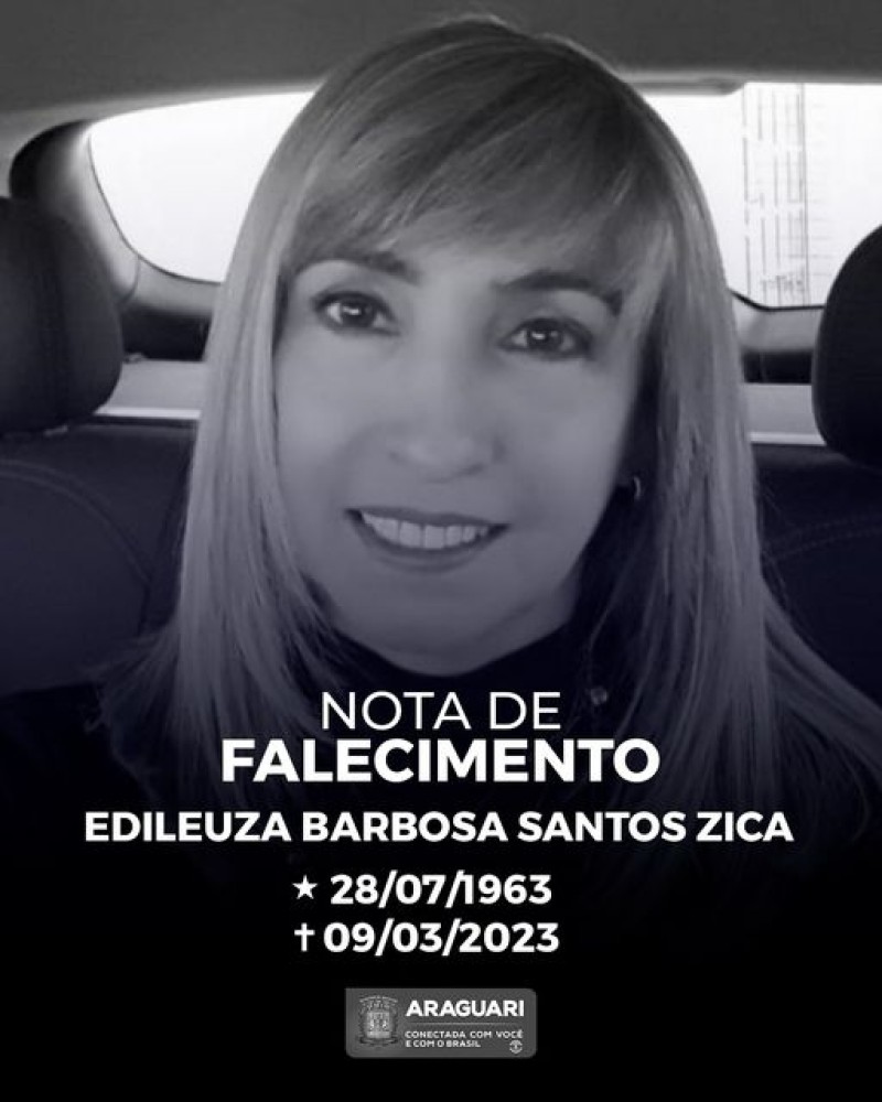 NOTA DE FALECIMENTO