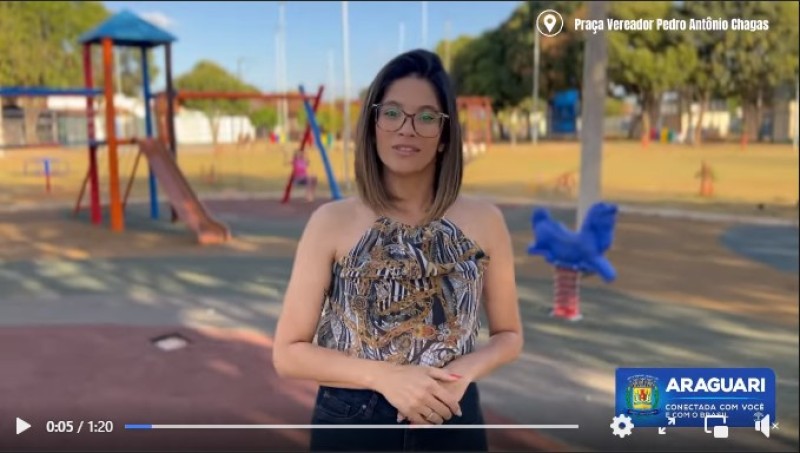 Mais uma praça é entregue em Araguari