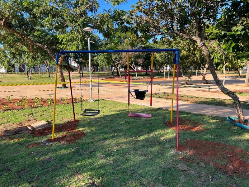 Parque das Águas recebe Parquinho Infantil 