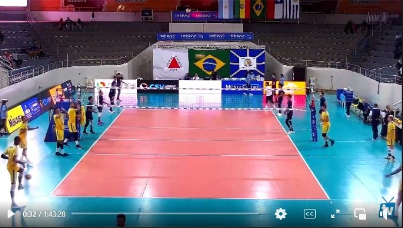 ARAGUARI (BRA) X OLYMPIC (BOL) - SUL-AMERICANO DE VÔLEI MASCULINO DE CLUBES