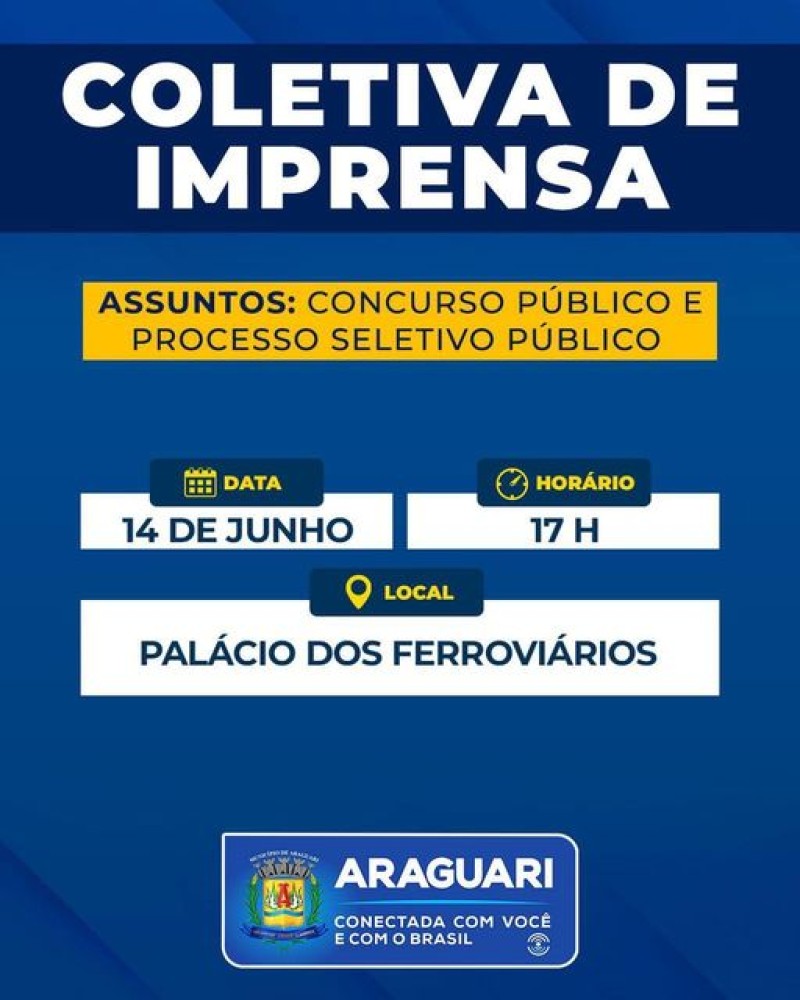 Prefeitura de Araguari: Comunicado