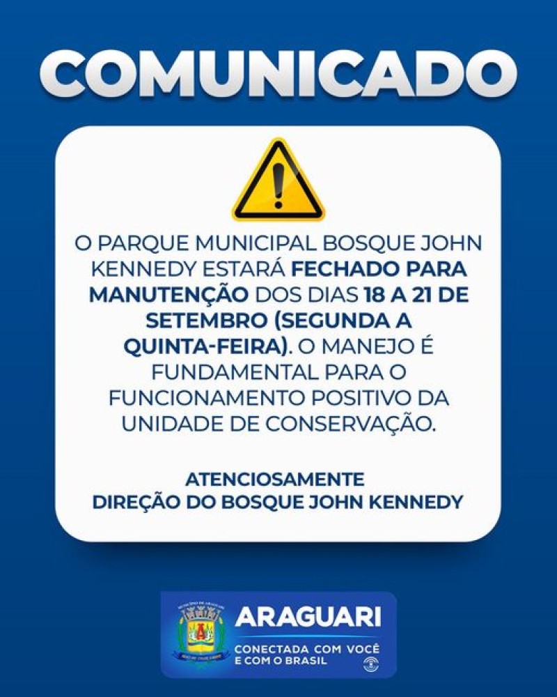 Prefeitura de Araguari: Comunicado