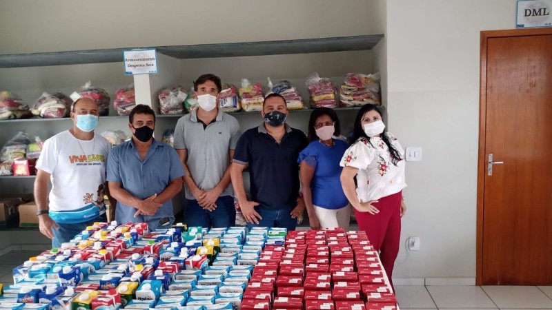 Leite arrecadado na “Maratoninha” é doado ao Banco de Alimentos de Araguari