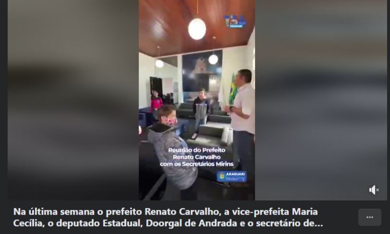 Na última semana, o prefeito Renato Carvalho, a vice-prefeita Maria Cecília, o deputado Estadual, Doorgal de Andrada e o secretário de Educação, Gilmar Chaves, receberam os secretários mirins no Palácio dos Ferroviários, sede da prefeitura de Araguari. 