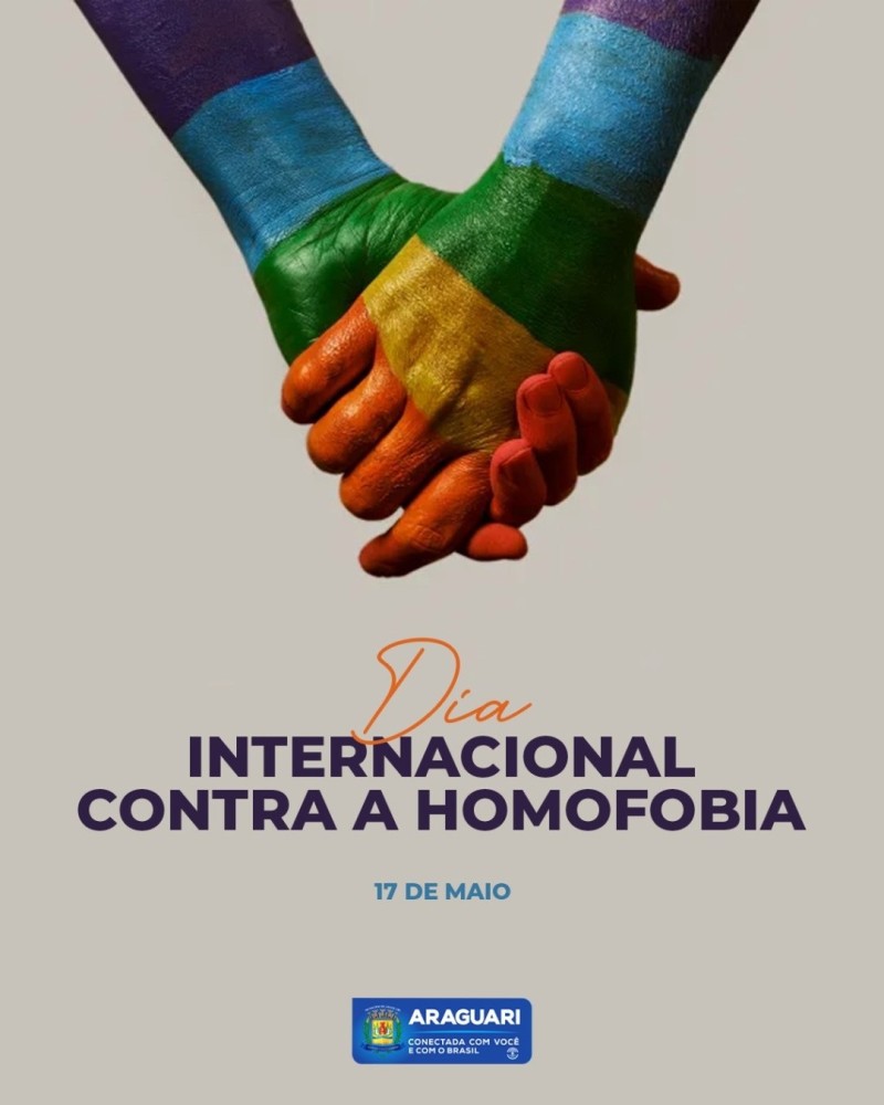 Dia internacional contra a homofobia 17 de Maio