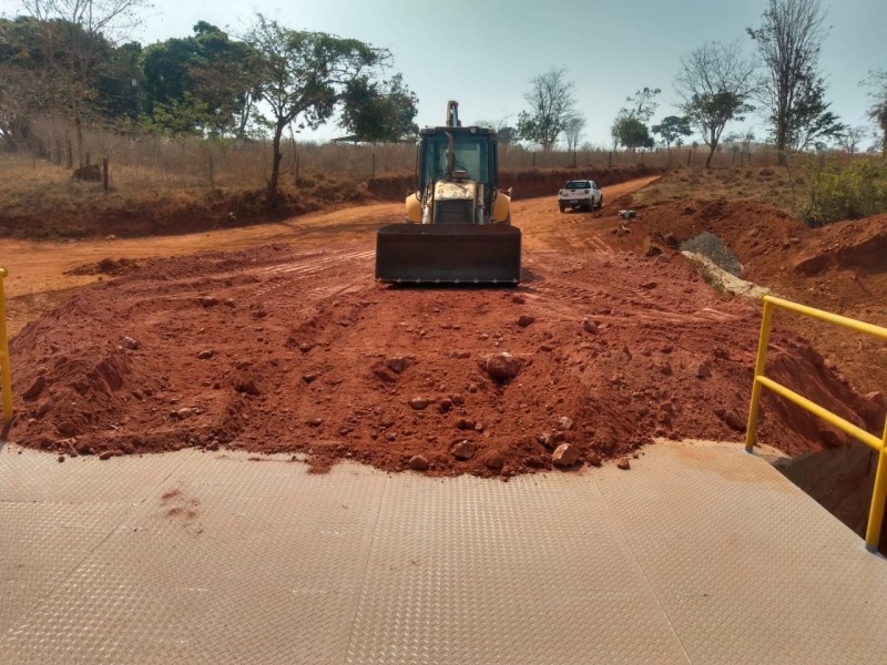 Zona Rural acompanha construção de novas pontes e a manutenção constante das estradas