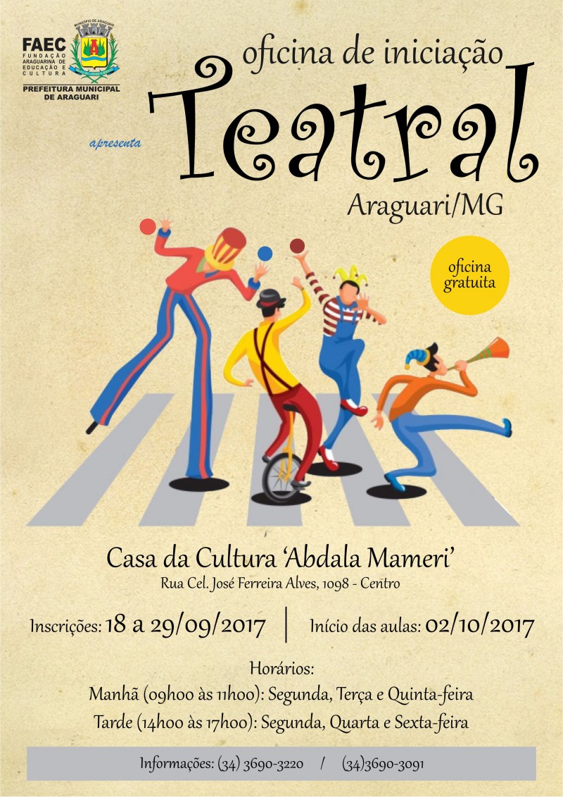 Oficina de Iniciação Teatral