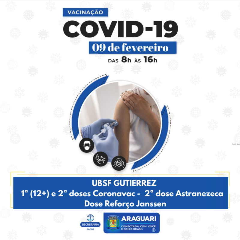 Vacinação 09 de fevereiro