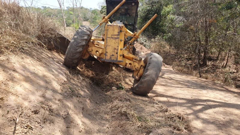 Manutenção das estradas rurais seguem aceleradas