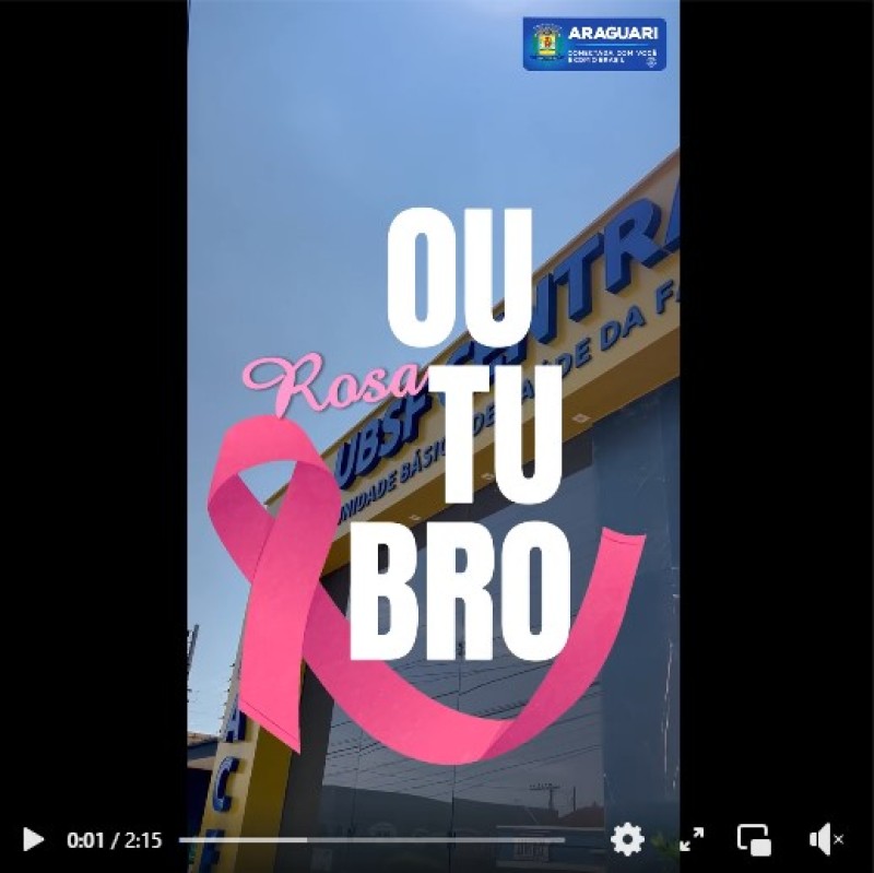 O Outubro Rosa ainda não acabou!