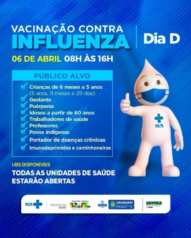 VACINAÇÃO CONTRA INFLUENZA 