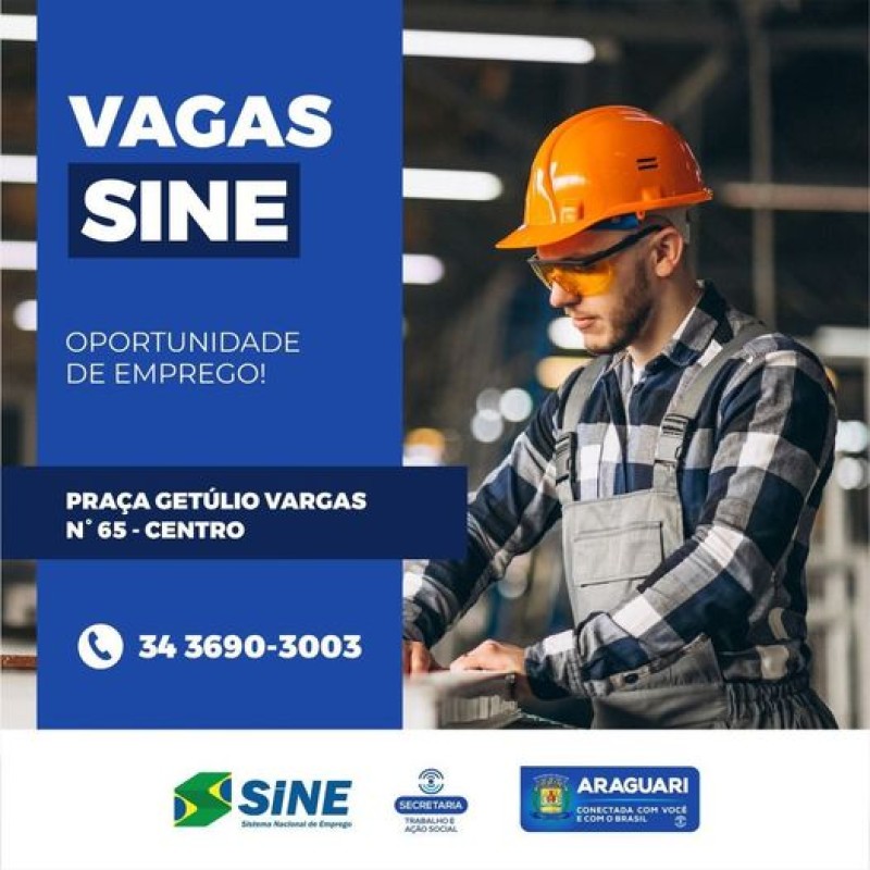 VAGAS SINE - 22/12/2022