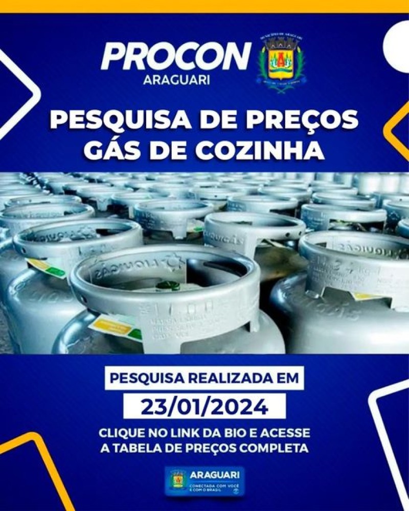 PROCON - Pesquisa de Preços Gás de Cozinha
