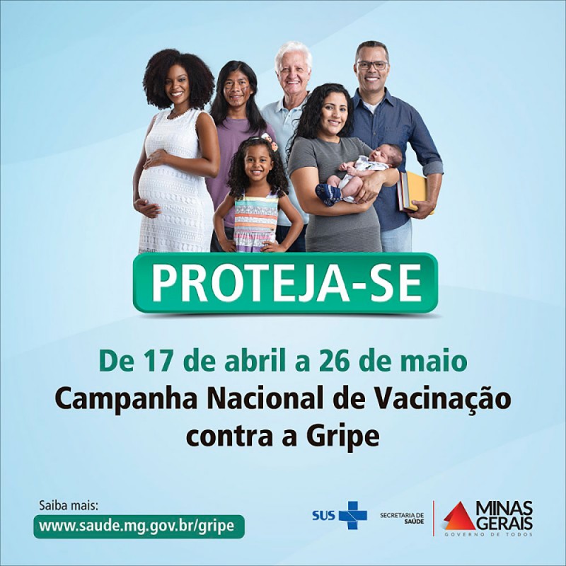 Dia “D” da Campanha Nacional de Vacinação contra a influenza será neste sábado