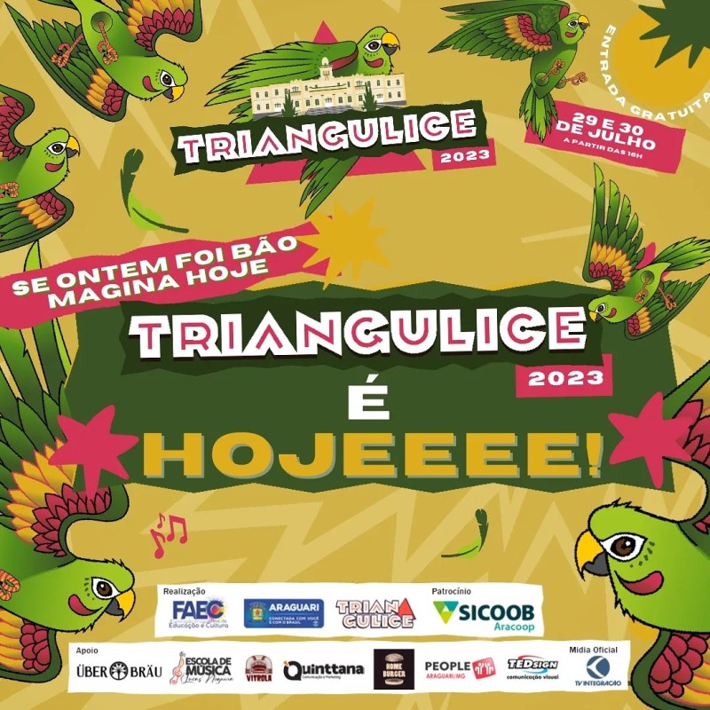 Triangulice 30 de julho, em Araguari 