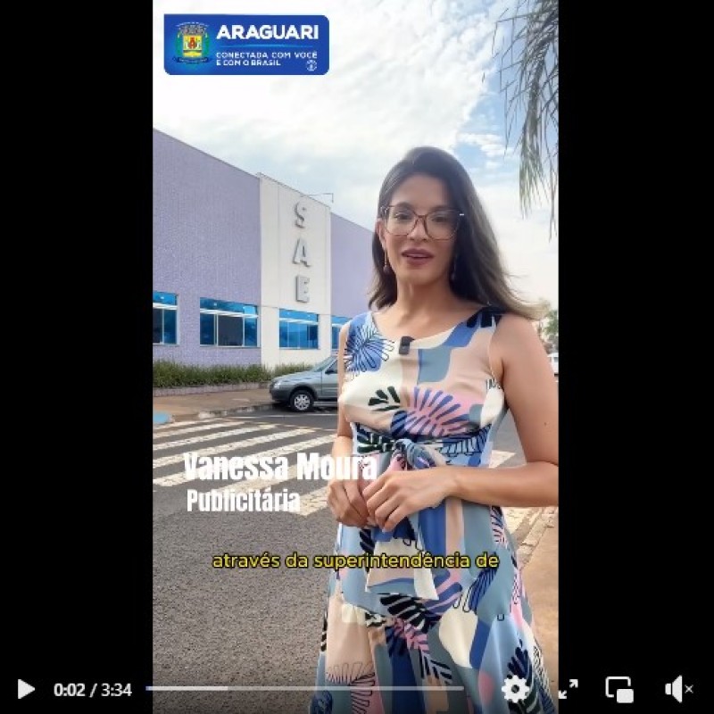Prefeitura esclarece sobre falta de água em alguns bairros de Araguari