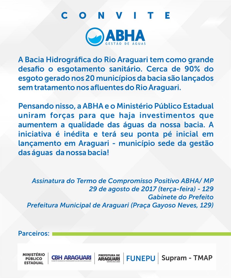 Ministério Público e ABHA assinam parceria inédita