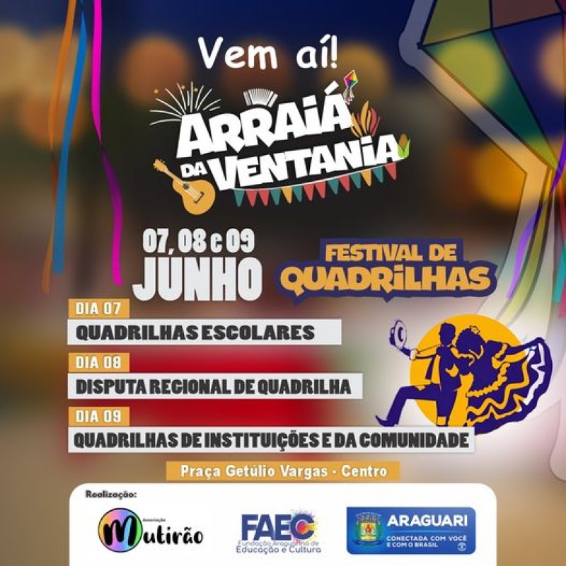 VEM AÍ O ARRAIÁ DA VENTANIA 2024