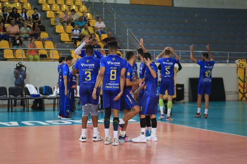 Araguari Vôlei vence o América/Montes Claros e encaminha classificação