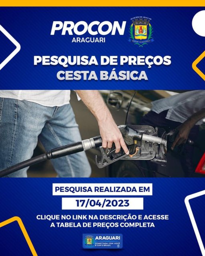 Pesquisa de preços de combustível realizada dia 17/04/2023
