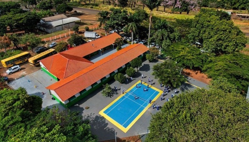 Solenidade marca entrega das obras de reforma do CEM Justino Rodrigues da Cunha