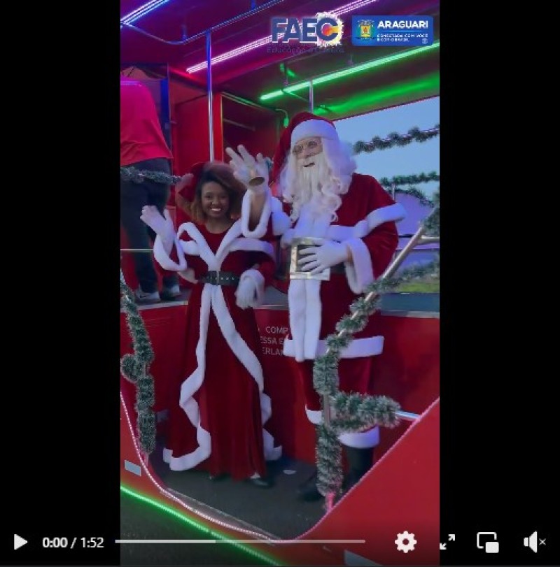 Já é Natal em Araguari!