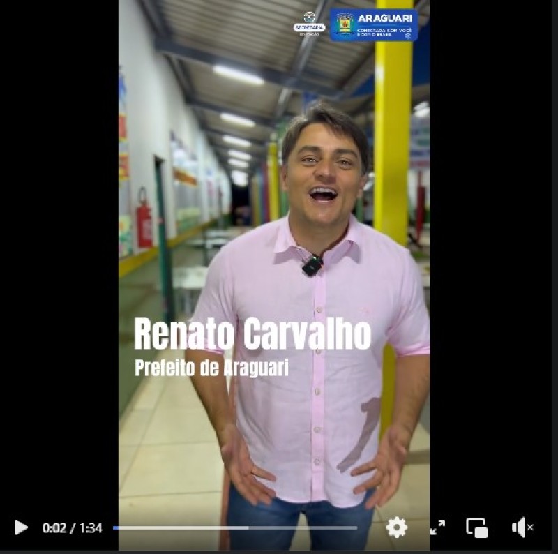 Prefeitura de Araguari: Mais Educação!