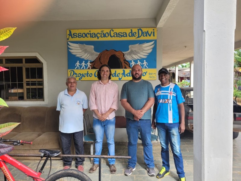 Equipe da secretaria da Juventude, Combate à Fome e a Dependência Química faz visita técnica ao CPS AD e a Casa de Davi