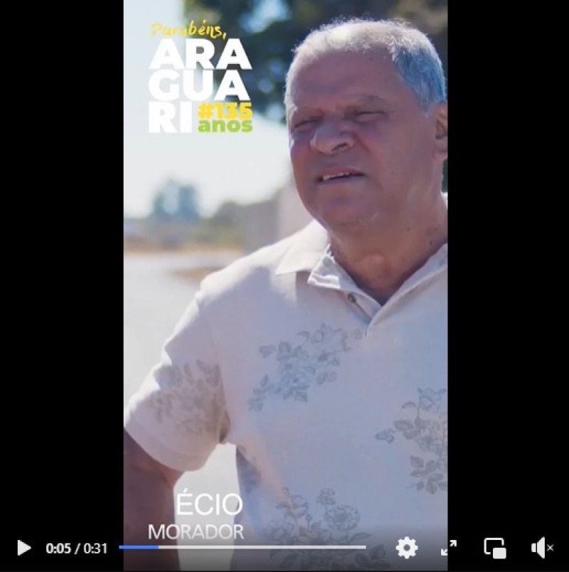Écio é morador do bairro Independência e está muito contente com todas as melhorias que seu bairro está recebendo.