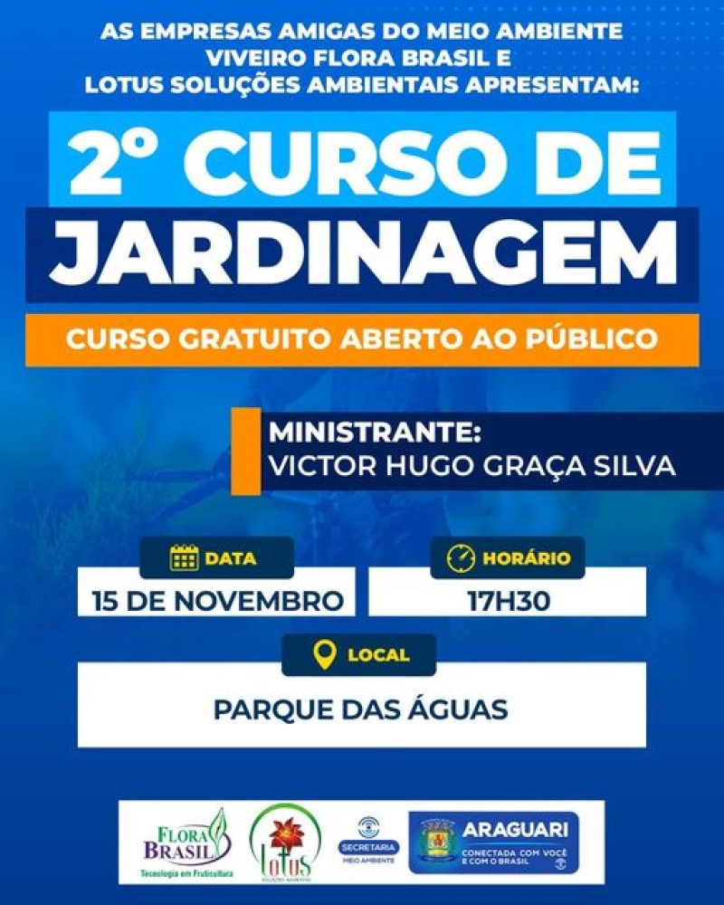 2º Curso de Jardinagem
